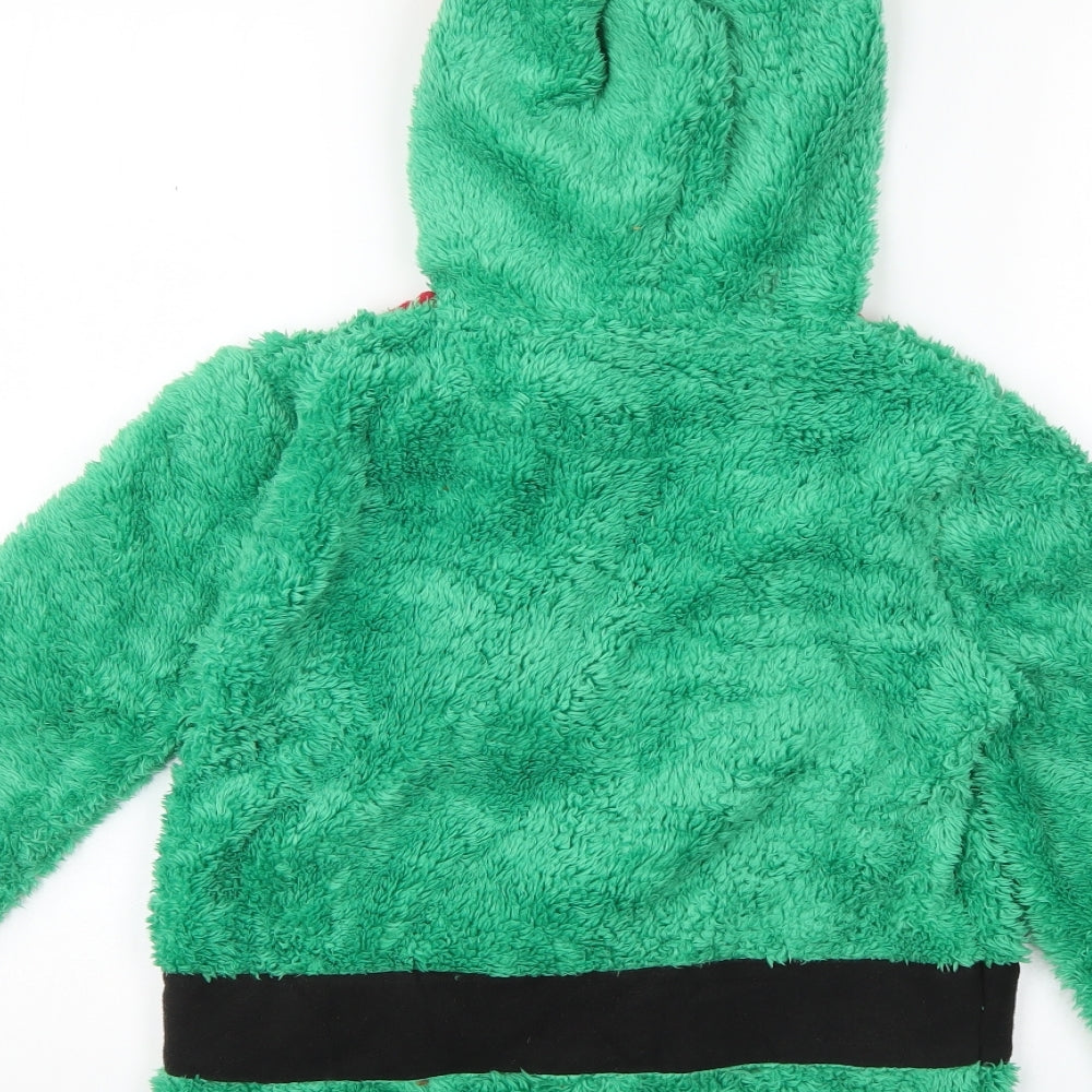 F&F Boys Green   Full Zip Hoodie Size 9-10 Years  - christmas hoodie