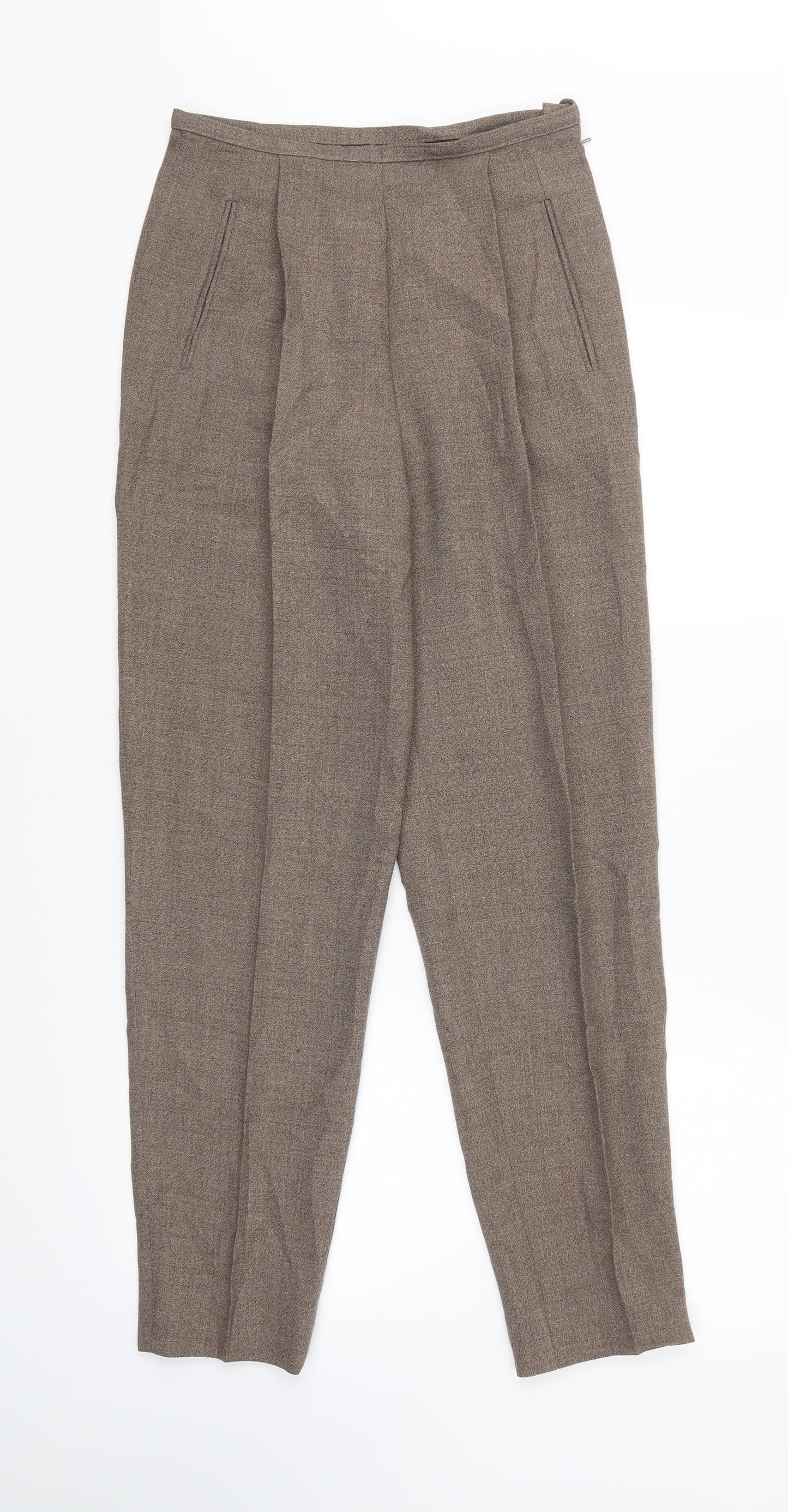 Marks and Spencer Womens Brown   Trousers  Size 10 L28 in