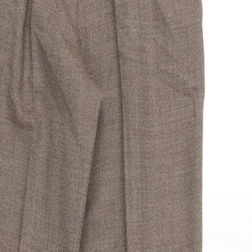 Marks and Spencer Womens Brown   Trousers  Size 10 L28 in