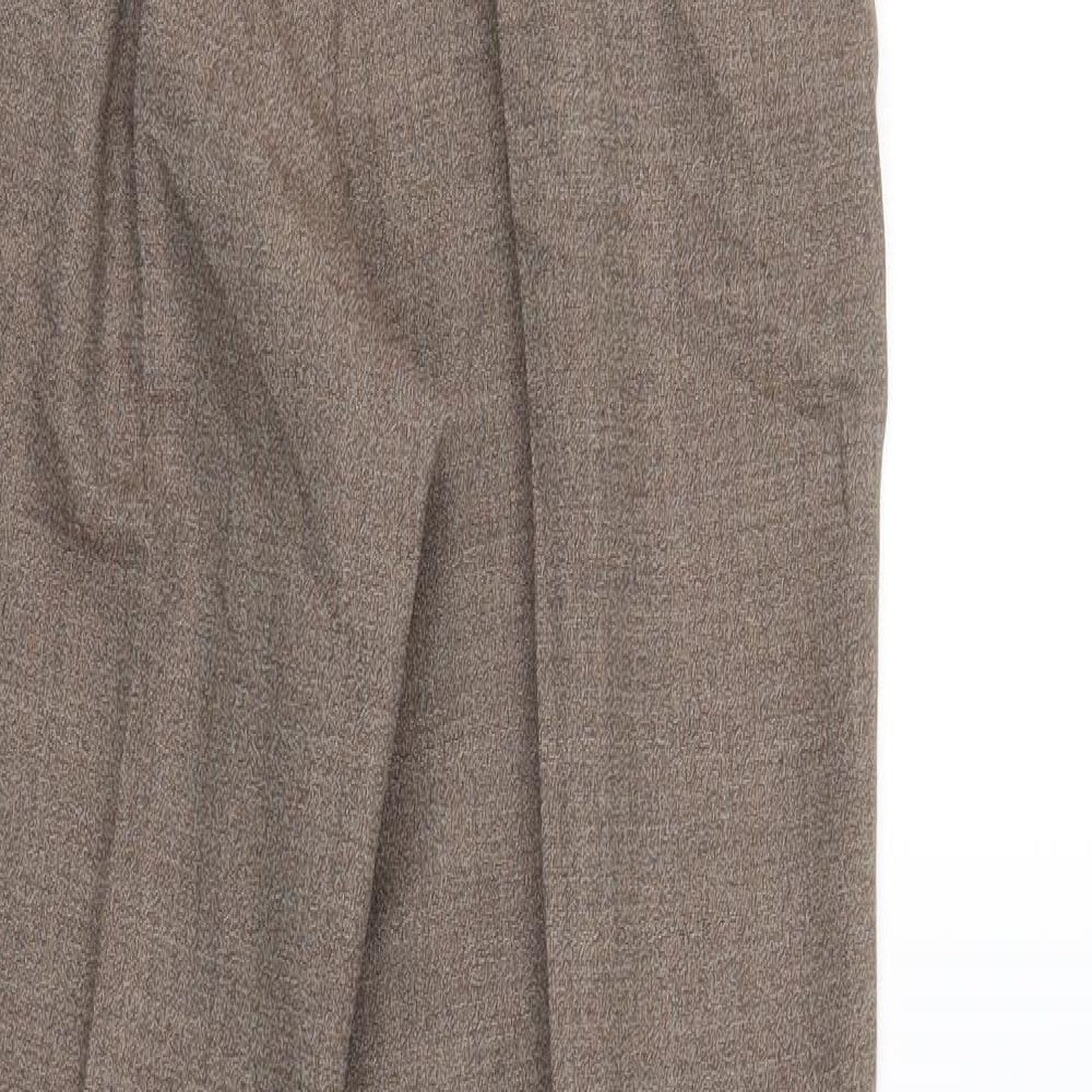 Marks and Spencer Womens Brown   Trousers  Size 10 L28 in