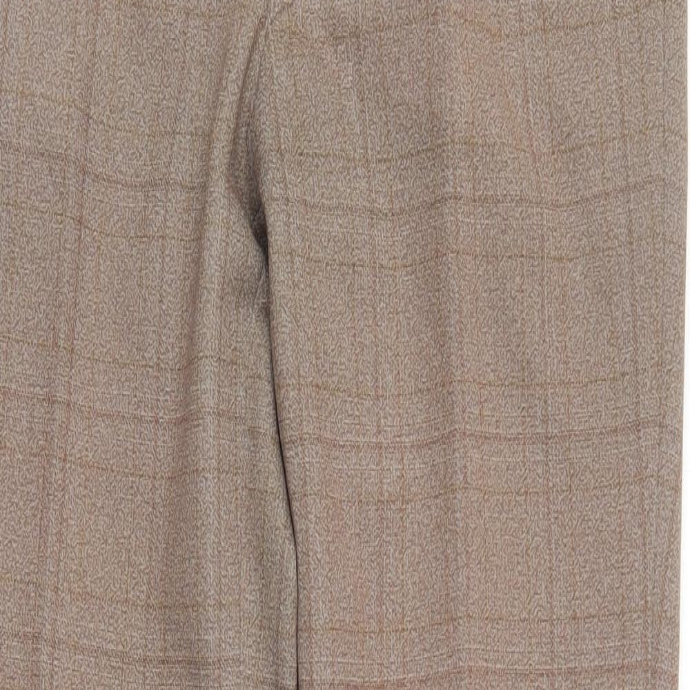 Grendale Mens Brown Check  Trousers  Size 34 L29 in