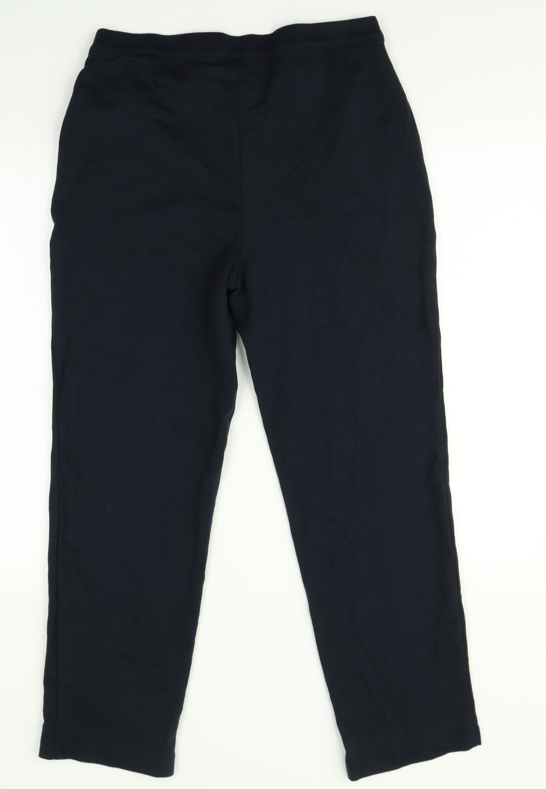 Marks and Spencer Womens Blue   Trousers  Size 14 L27 in