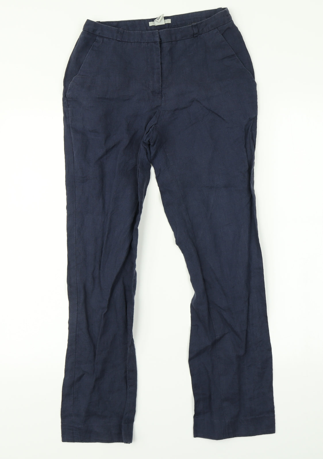 H&M Womens Blue   Trousers  Size 6 L24 in