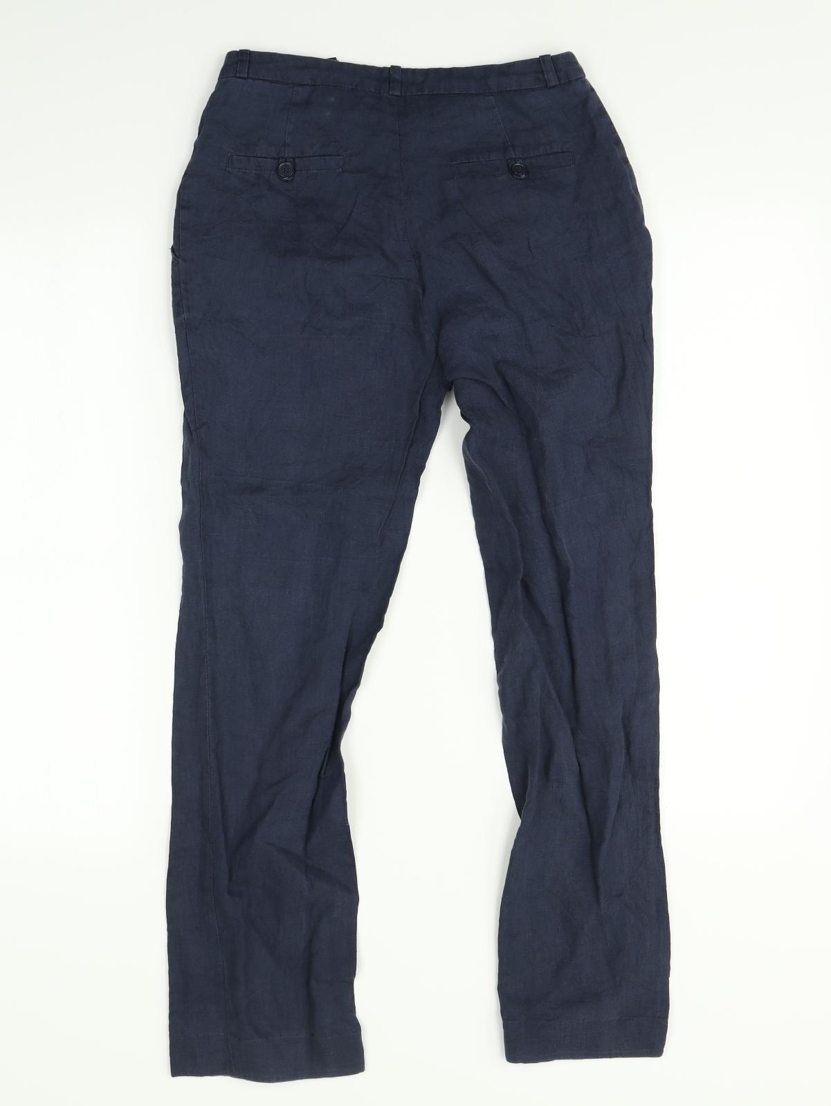 H&M Womens Blue   Trousers  Size 6 L24 in