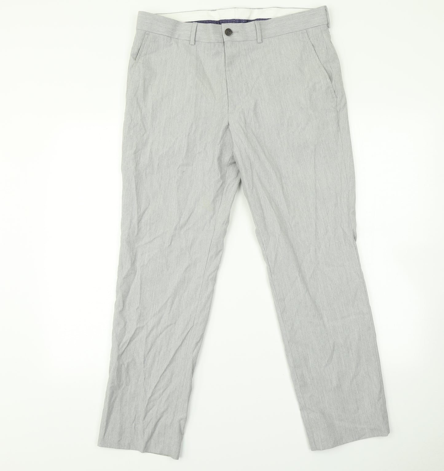 TU Mens Grey   Trousers  Size 34 L29 in
