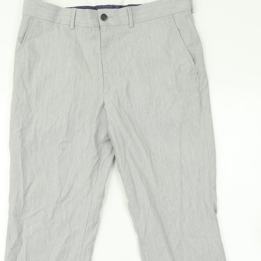 TU Mens Grey   Trousers  Size 34 L29 in