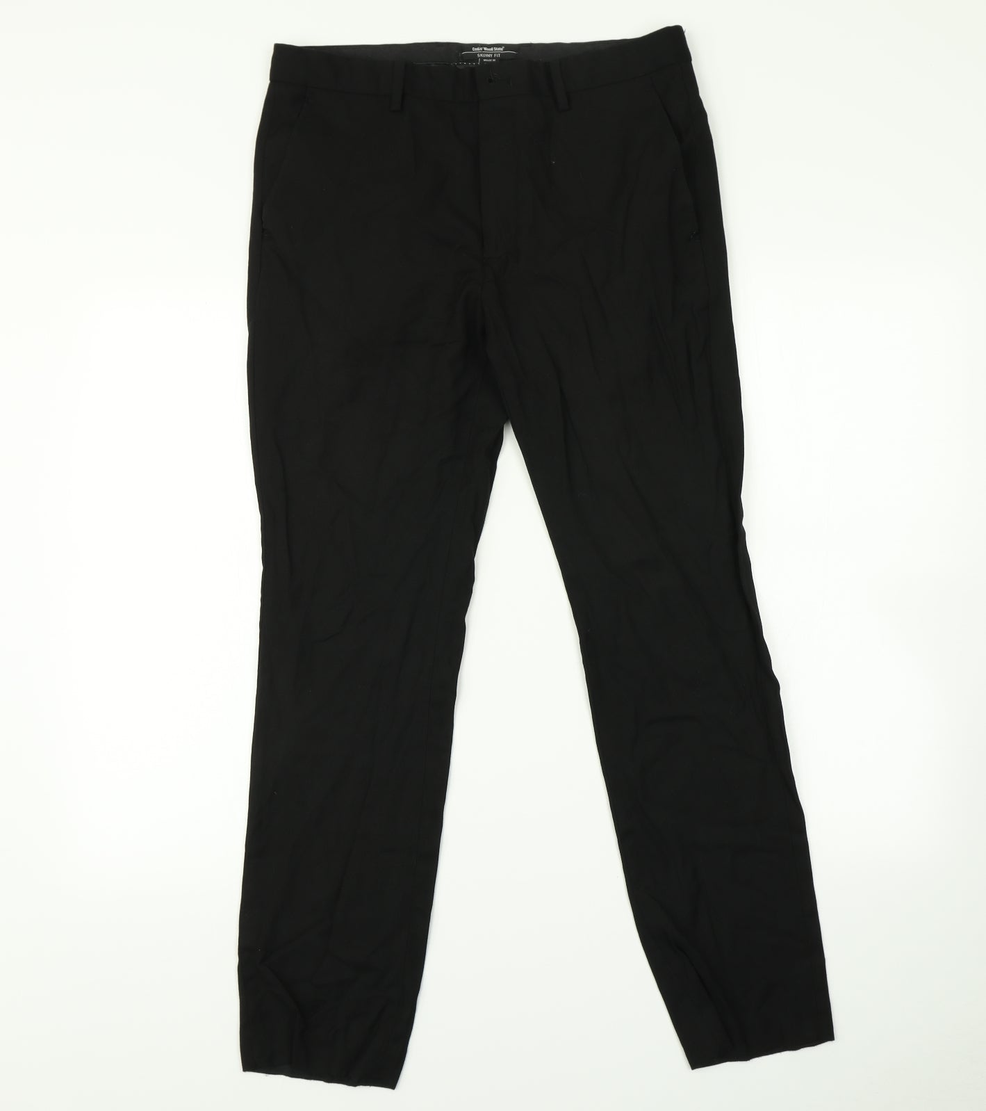 Cedar Wood State Mens Black   Trousers  Size 32 L28 in