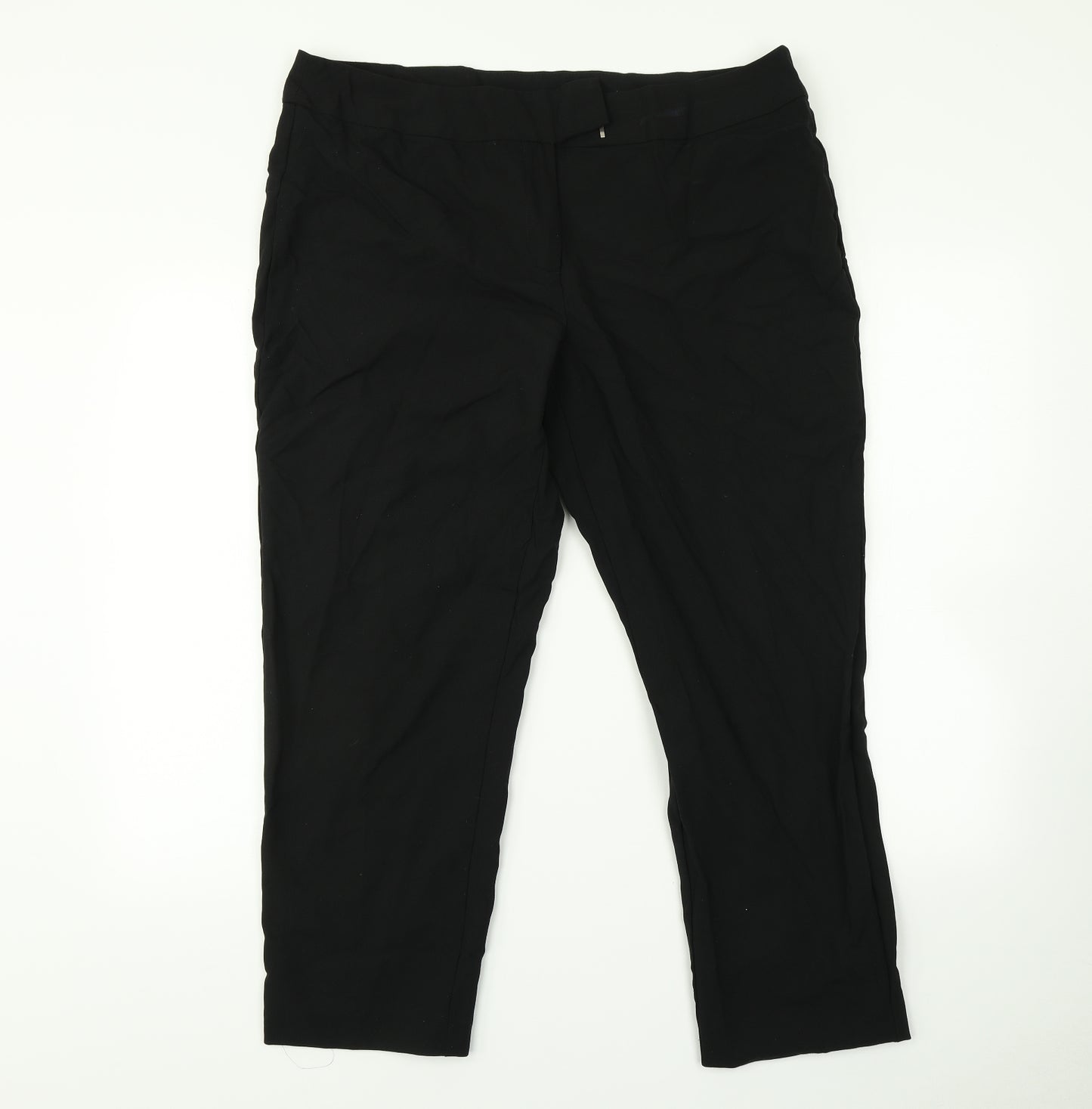 George Womens Black   Trousers  Size 18 L28 in
