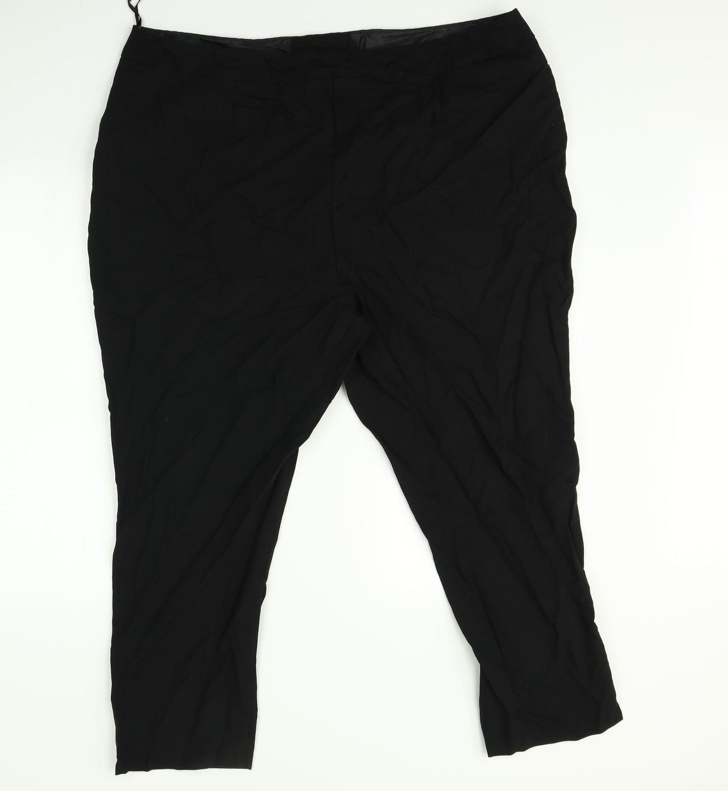 F&F Womens Black   Trousers  Size 22 L24 in