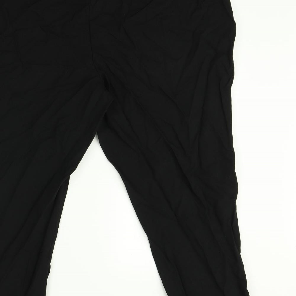 F&F Womens Black   Trousers  Size 22 L24 in