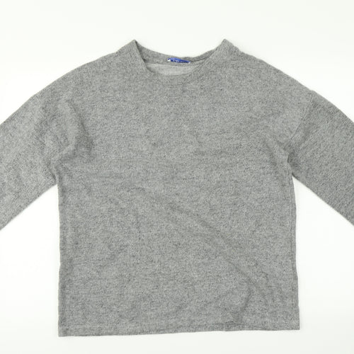 Zara Womens Grey   Pullover Jumper Size M