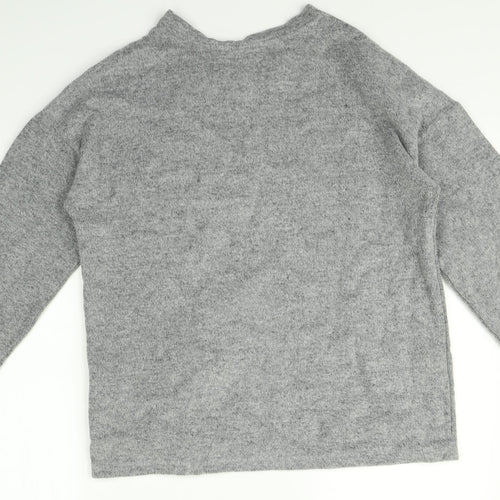 Zara Womens Grey   Pullover Jumper Size M