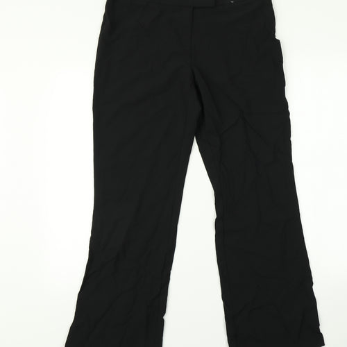 George Womens Black   Trousers  Size 12 L28 in