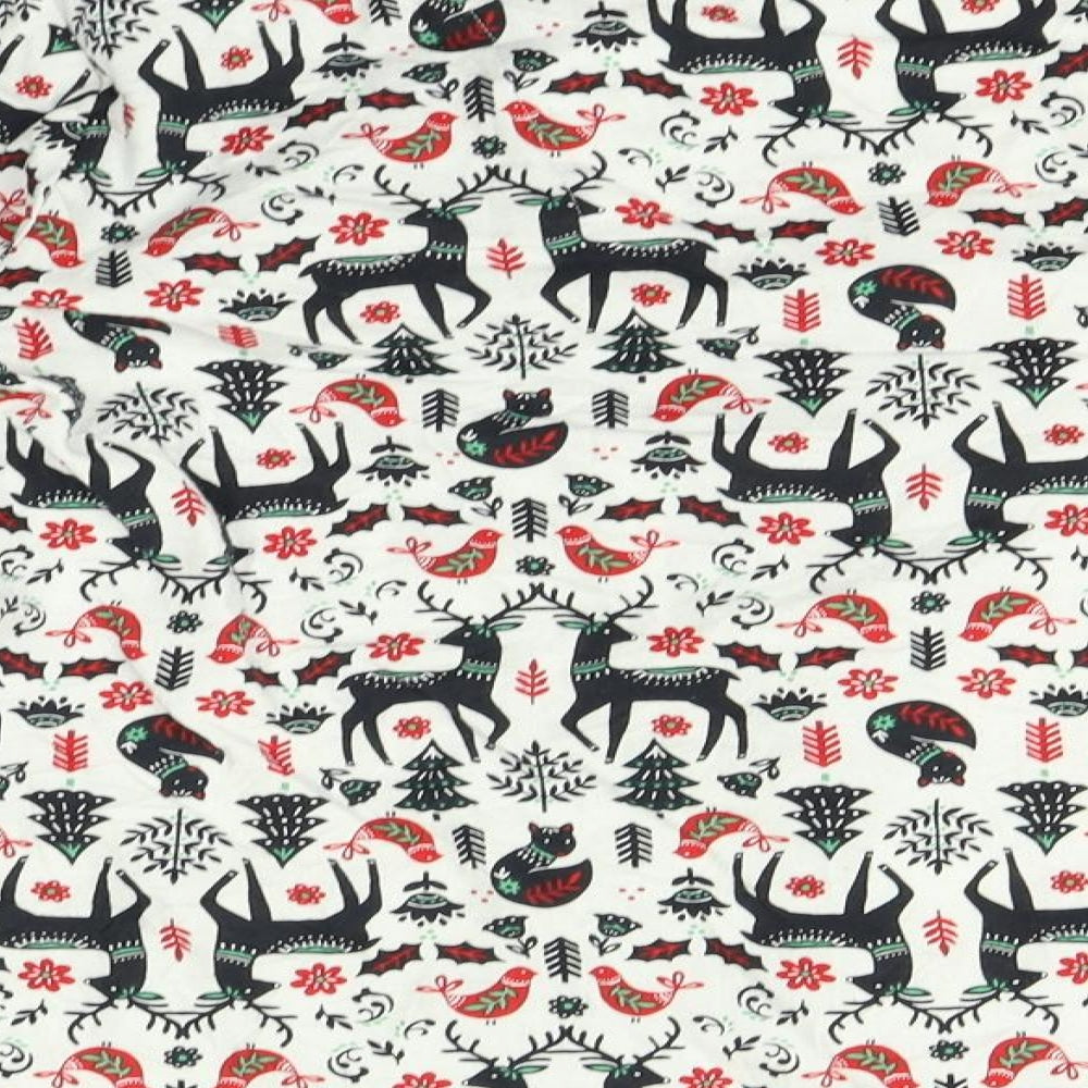 TU Womens Multicoloured    Pyjama Top Size 16  - reindeer christmas