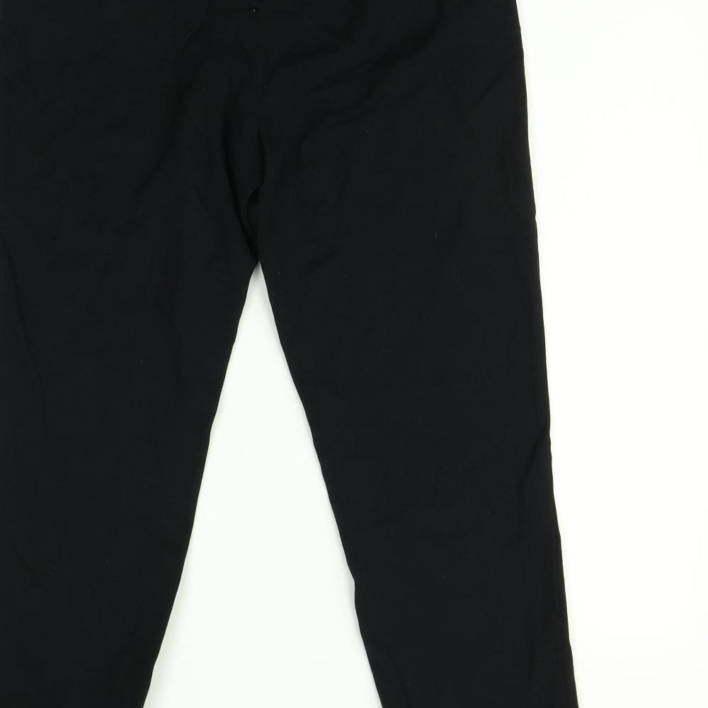 Marks and Spencer Womens Black   Trousers  Size 10 L26 in