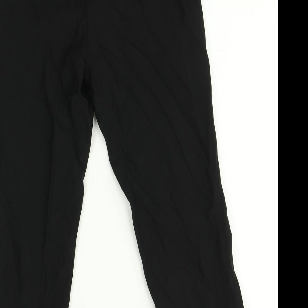 F&F Womens Black   Trousers  Size 6 L25 in