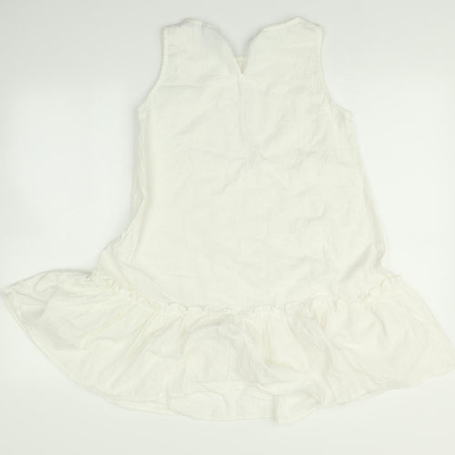 SheIn Womens White   Skater Dress  Size XS