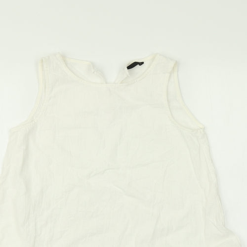 SheIn Womens White   Skater Dress  Size XS