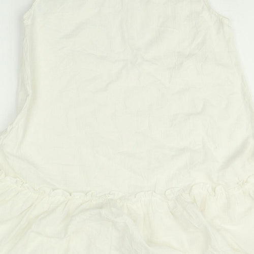 SheIn Womens White   Skater Dress  Size XS