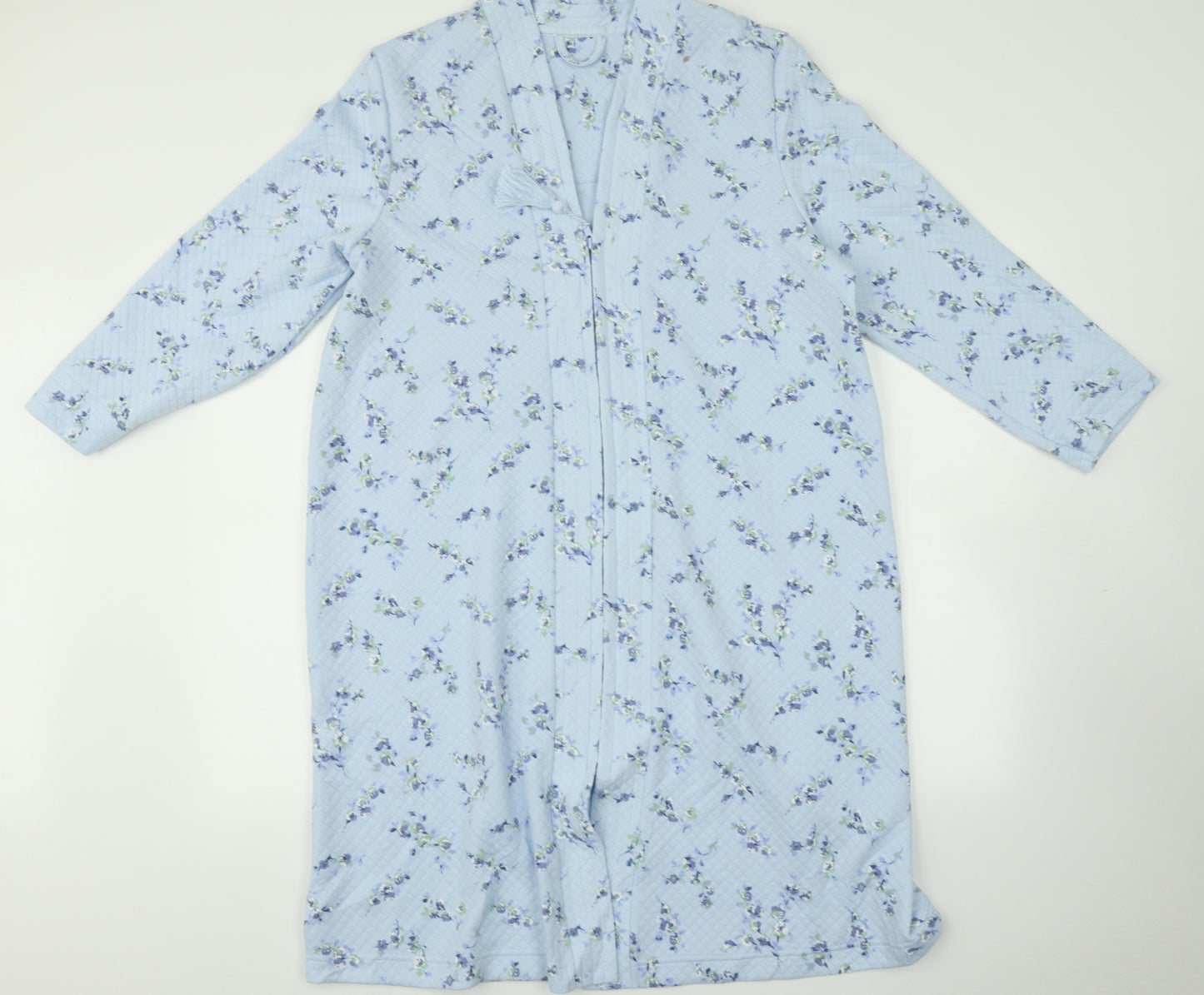 Marks and Spencer Womens Blue Floral   Nightshirt Size 12