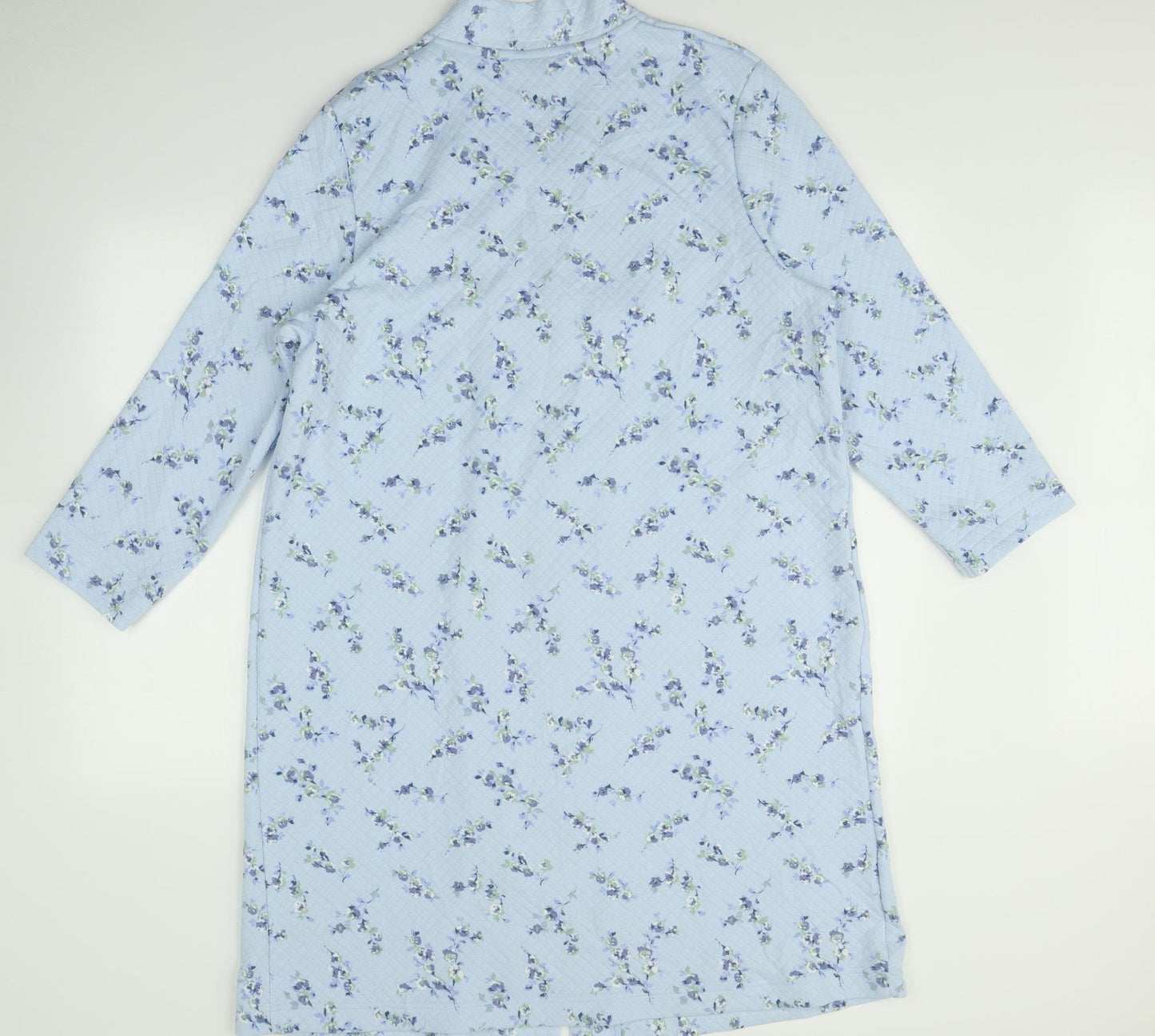 Marks and Spencer Womens Blue Floral   Nightshirt Size 12