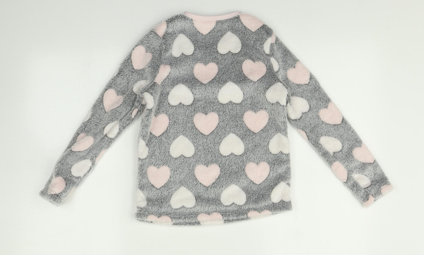 Nutmeg Girls Multicoloured    Pyjama Top Size 8-9 Years  - heart print