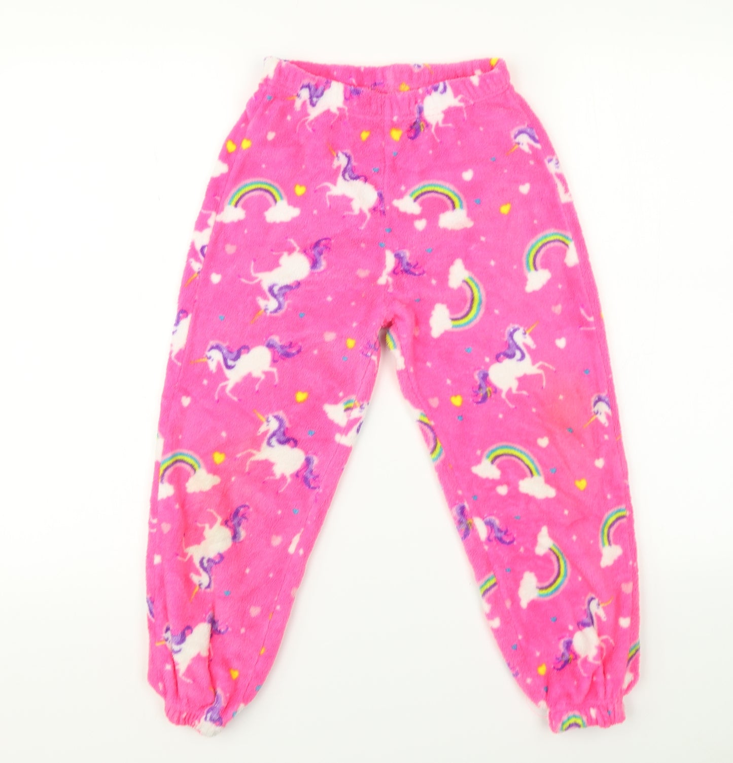 just like you Girls Pink    Pyjama Pants Size 8-9 Years  - Unicorn print