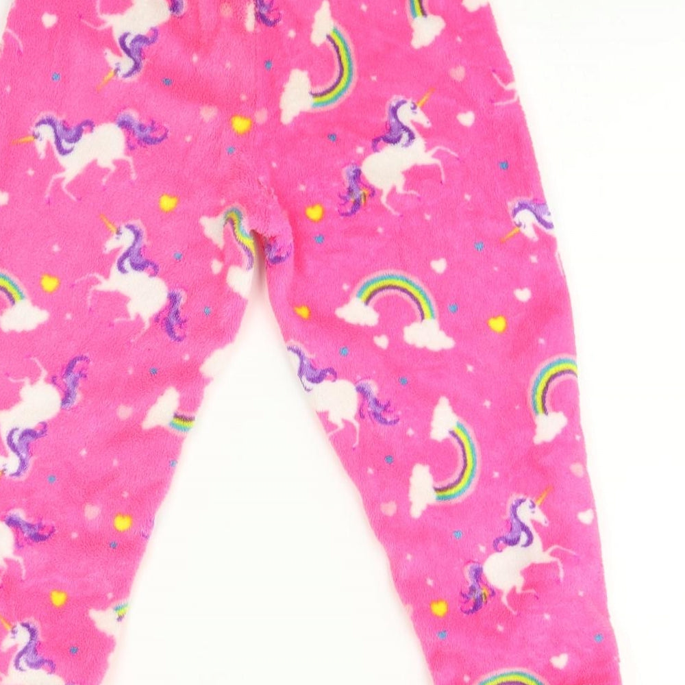 just like you Girls Pink    Pyjama Pants Size 8-9 Years  - Unicorn print