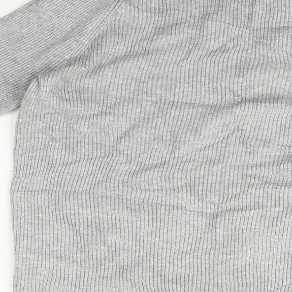 Marks and Spencer Womens Grey   Basic T-Shirt Size 12