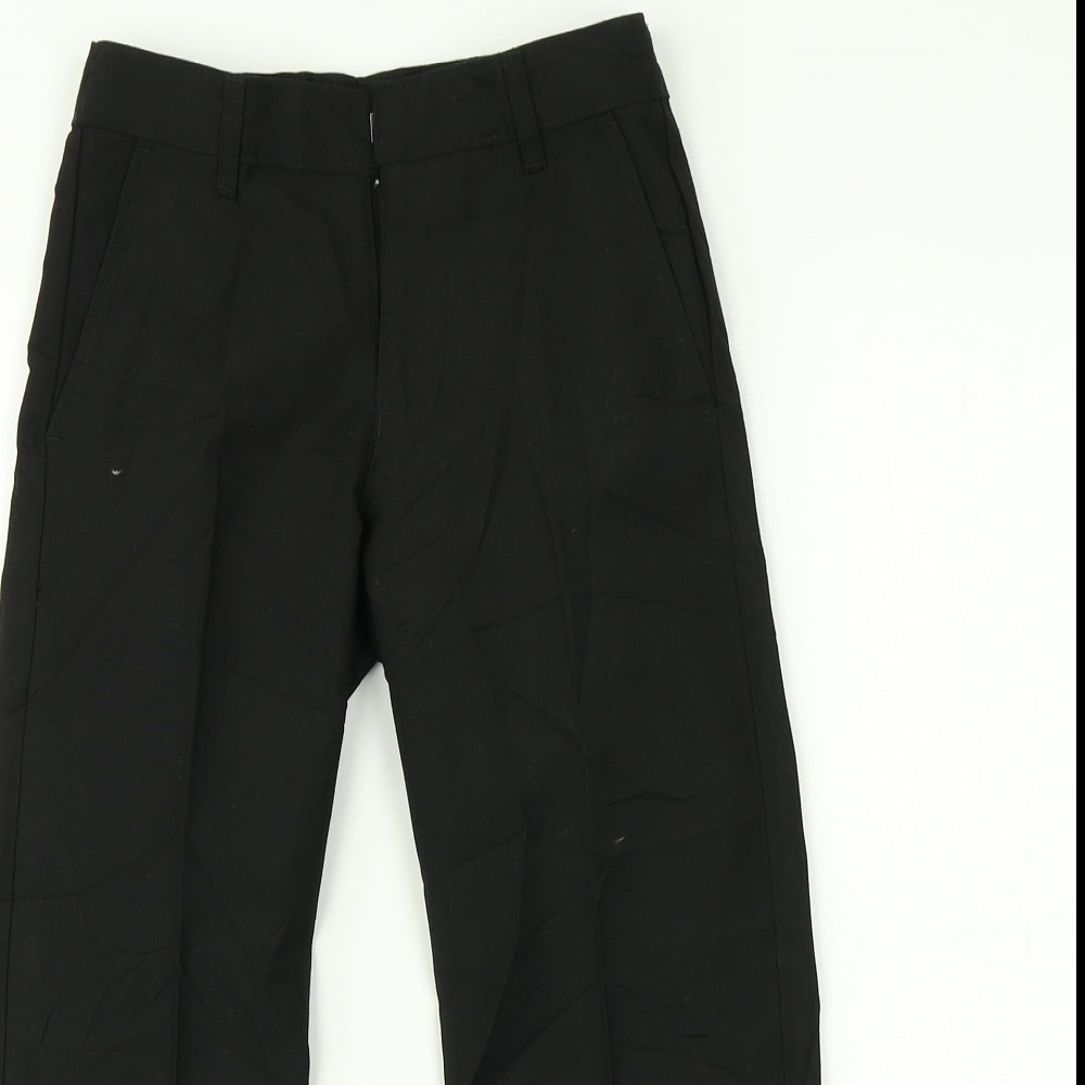 Marks and Spencer Boys Black    Trousers Size 6-7 Years