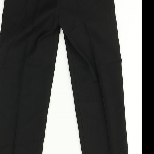 Marks and Spencer Boys Black    Trousers Size 6-7 Years
