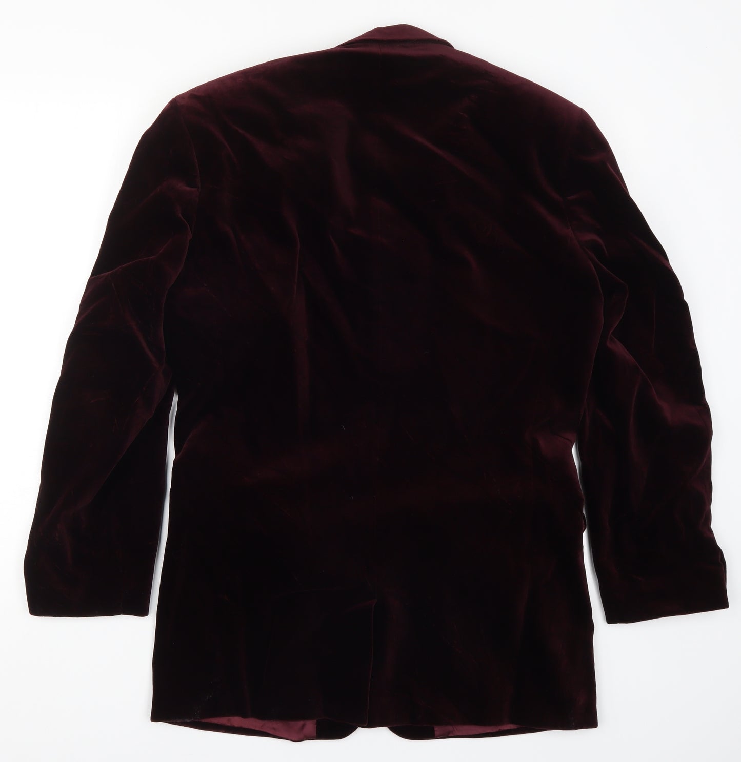 Preworn Mens Red   Jacket Suit Jacket Size 38