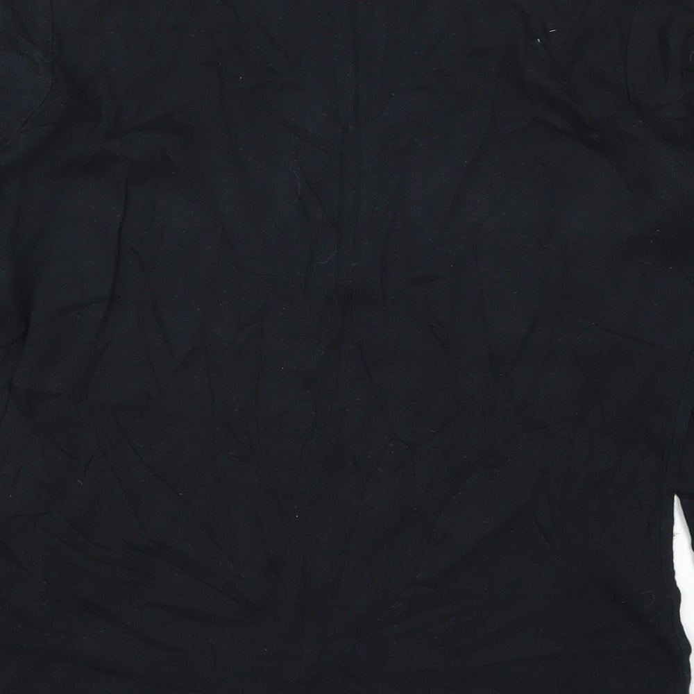 Dunes Womens Black   Basic T-Shirt Size 16