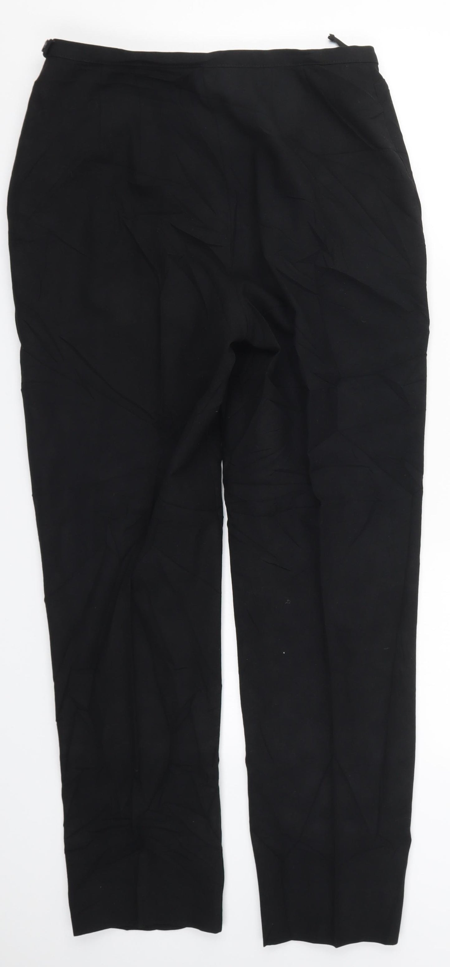 Marks and Spencer Womens Black   Trousers  Size 14 L29 in