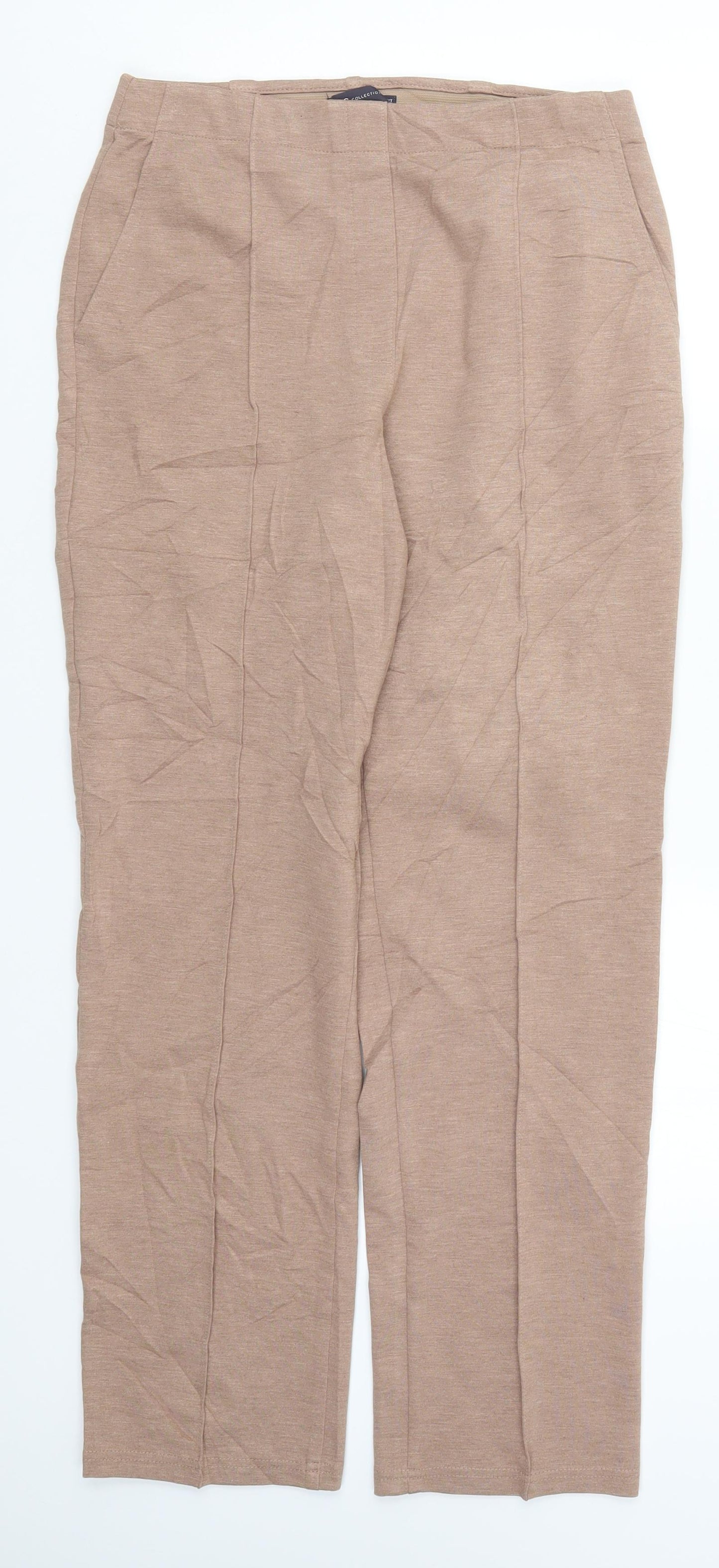 Marks and Spencer Womens Brown   Trousers  Size 10 L29 in
