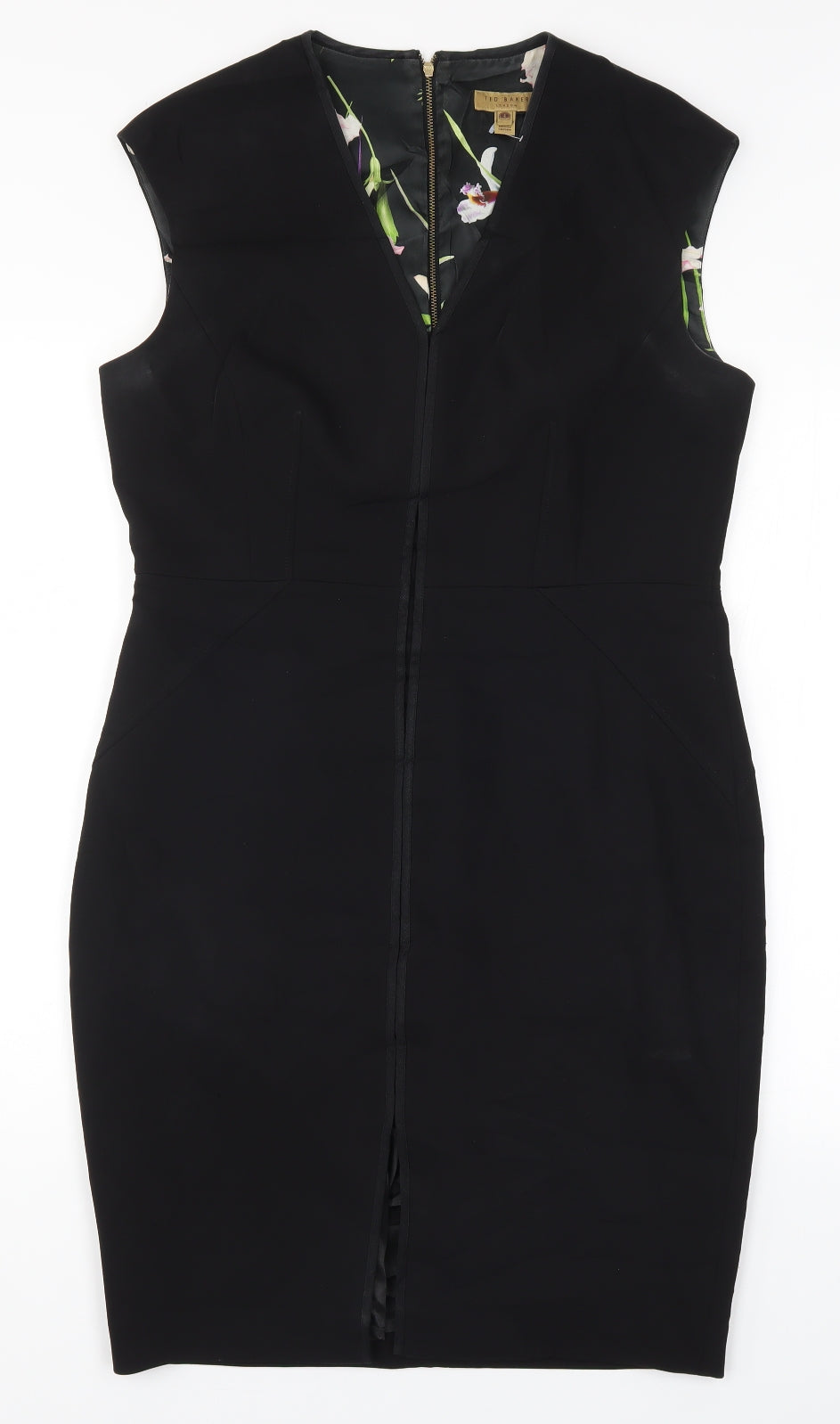Ted Baker Womens Black   Pencil Dress  Size L