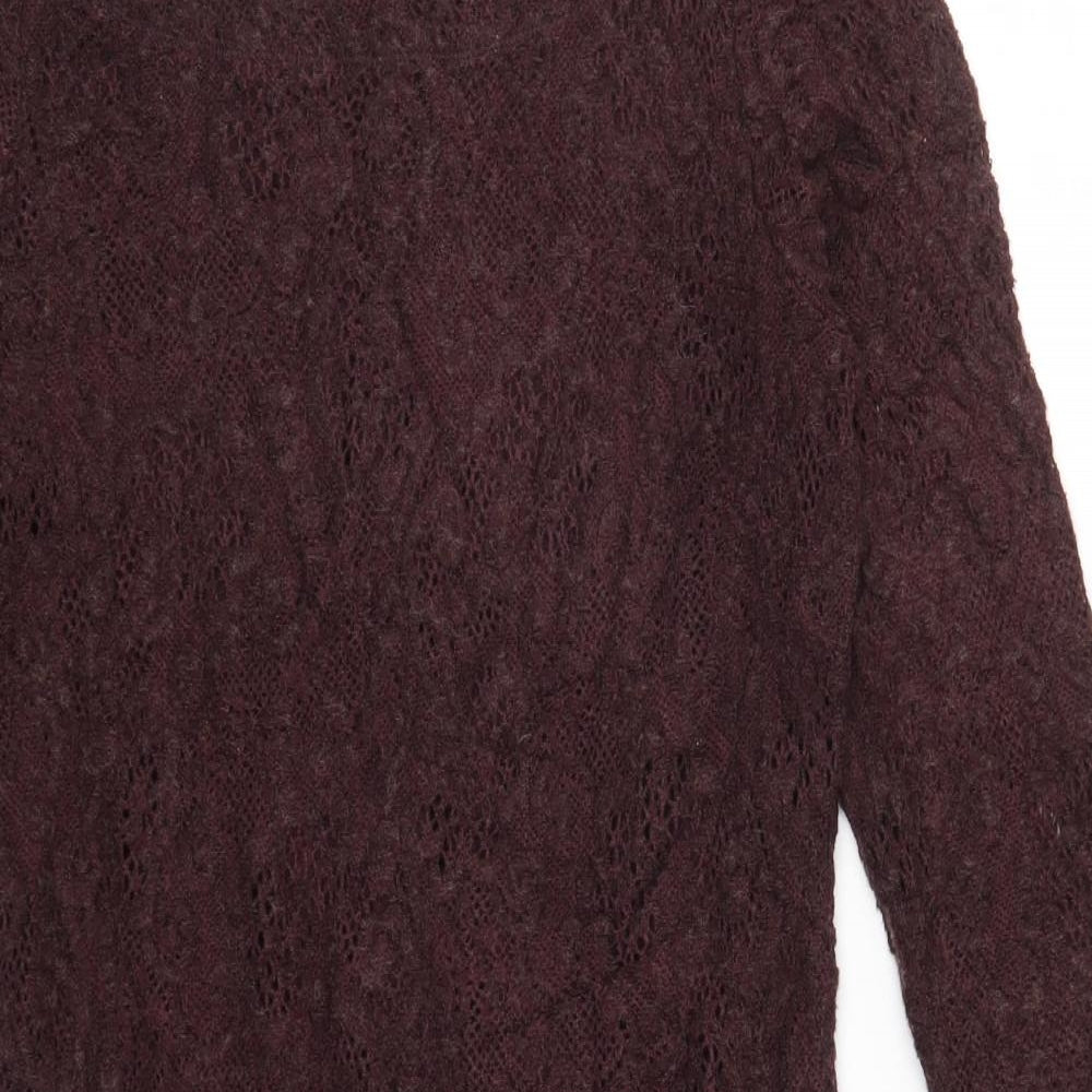 Sandwich Womens Brown  Lace Mini  Size XS  - Burgundy