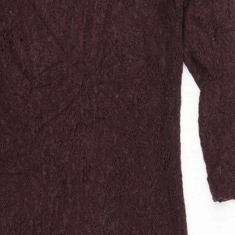 Sandwich Womens Brown  Lace Mini  Size XS  - Burgundy