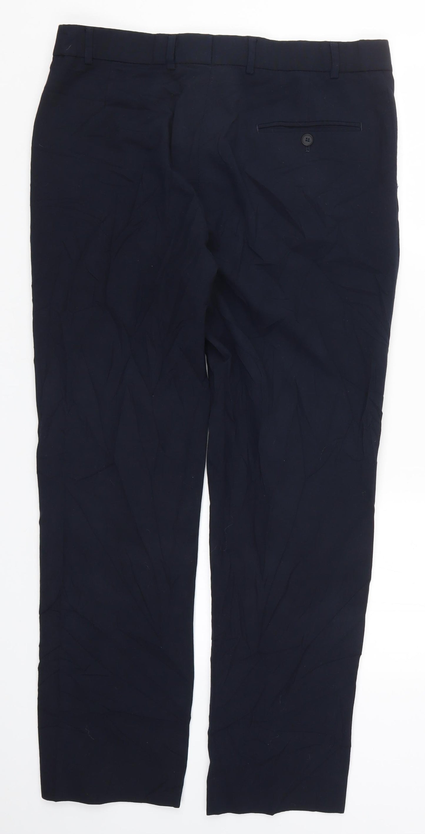 Preworn Mens Blue   Trousers  Size 35 L29 in