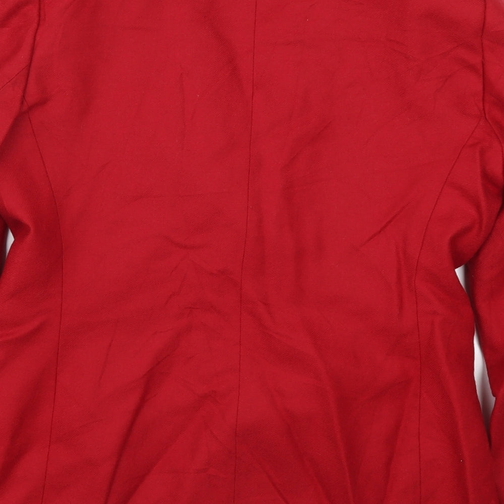 Jennifer Moore Womens Red   Jacket  Size 8