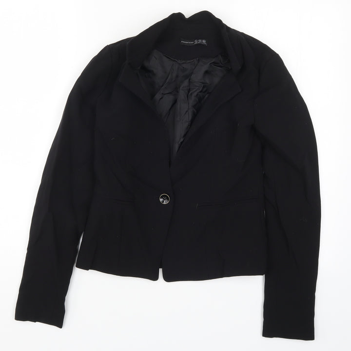 Atmosphere Womens Black Jacket Suit Jacket Size 6