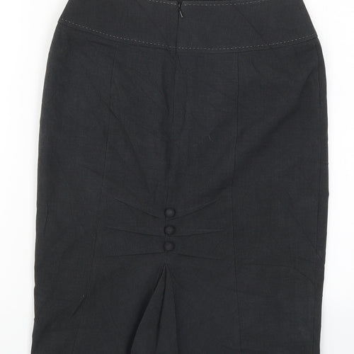 Marks and Spencer Womens Grey   Straight & Pencil Skirt Size 8