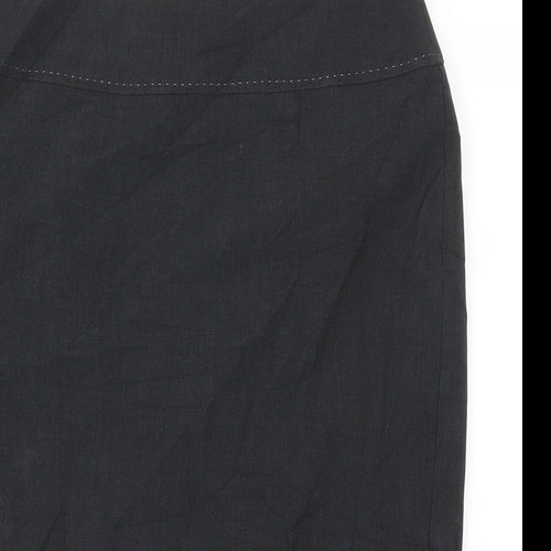 Marks and Spencer Womens Grey   Straight & Pencil Skirt Size 8