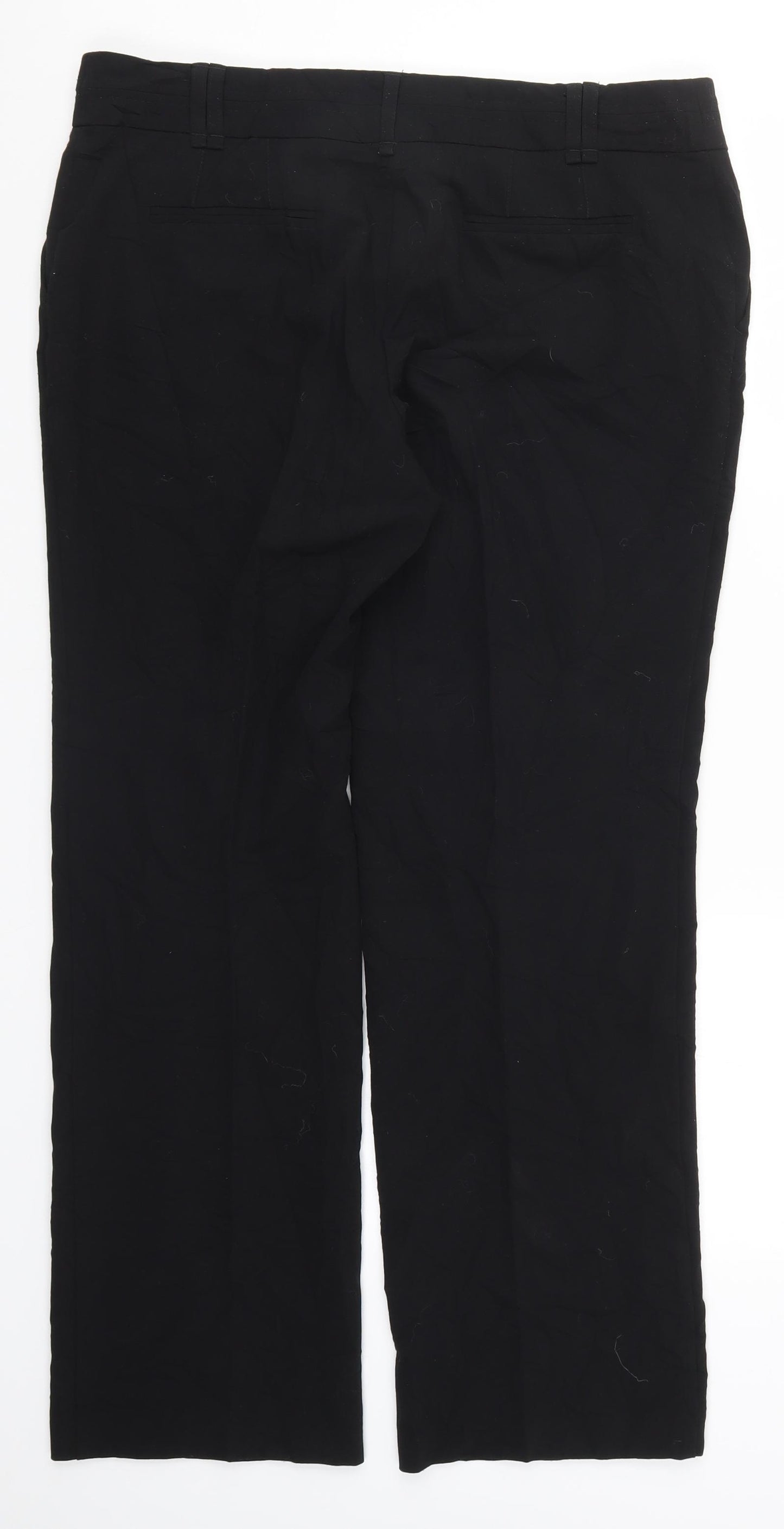NEXT Womens Black   Trousers  Size 14 L29.5 in