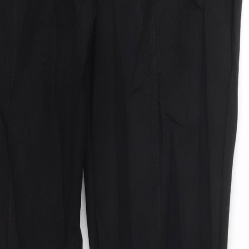 Preworn Womens Black   Trousers  Size 28 in L33 in