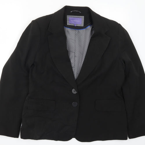 Autonomy Womens Black   Jacket Suit Jacket Size 18
