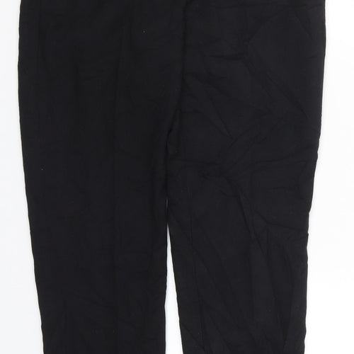 TU Womens Black   Trousers  Size 10 L27 in