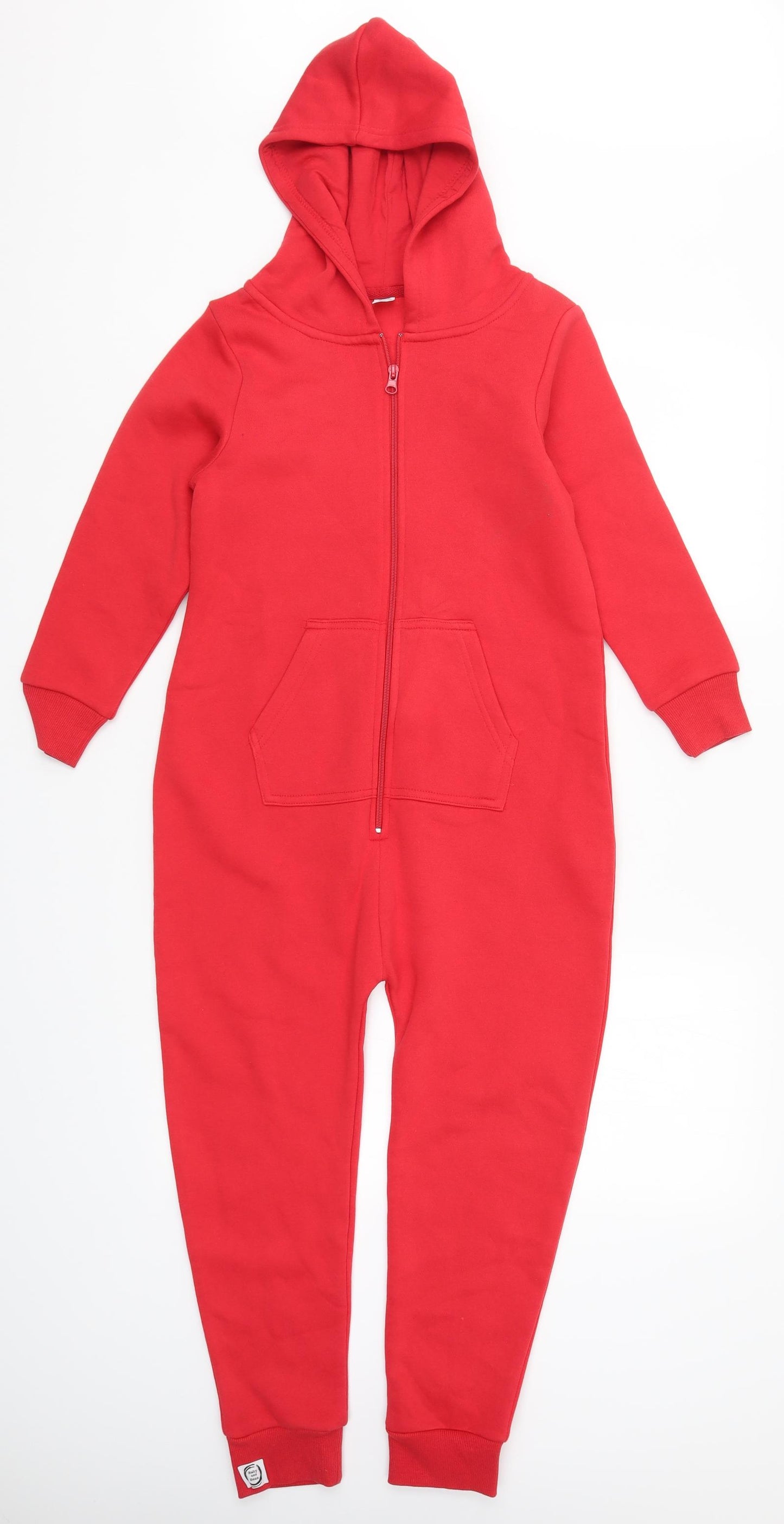 Primark Boys Red Solid   One Piece Size 7-8 Years  - Geometric Deer