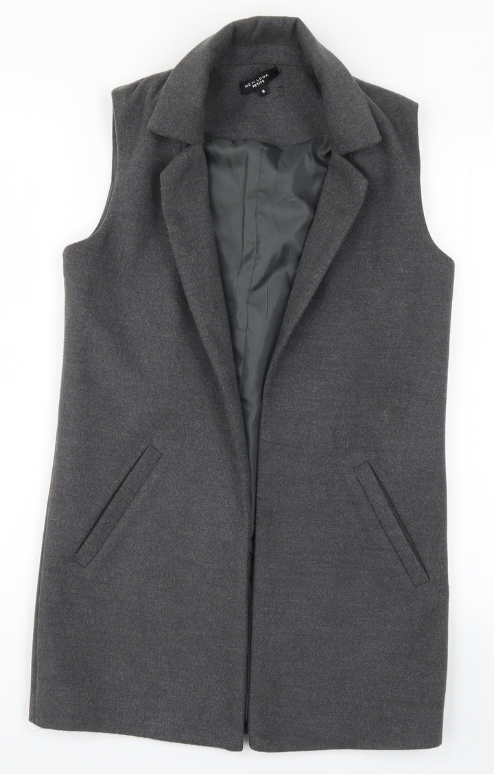 New Look Womens Grey   Jacket  Size 8
