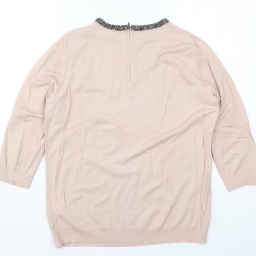Esprit Womens Pink   Pullover Jumper Size L